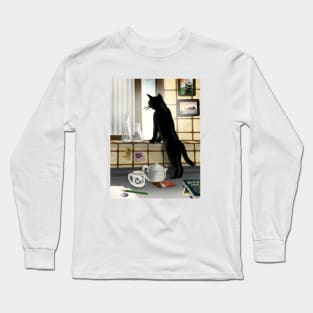 Out of the window Long Sleeve T-Shirt